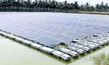 National grid gets connected to the first floating solar power plant
